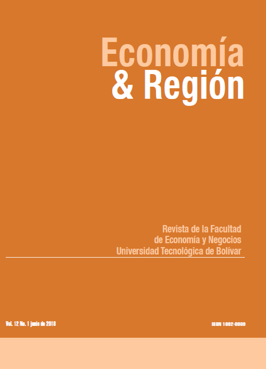 					Ver Vol. 12 Núm. 1 (2018): Economía & Región
				
