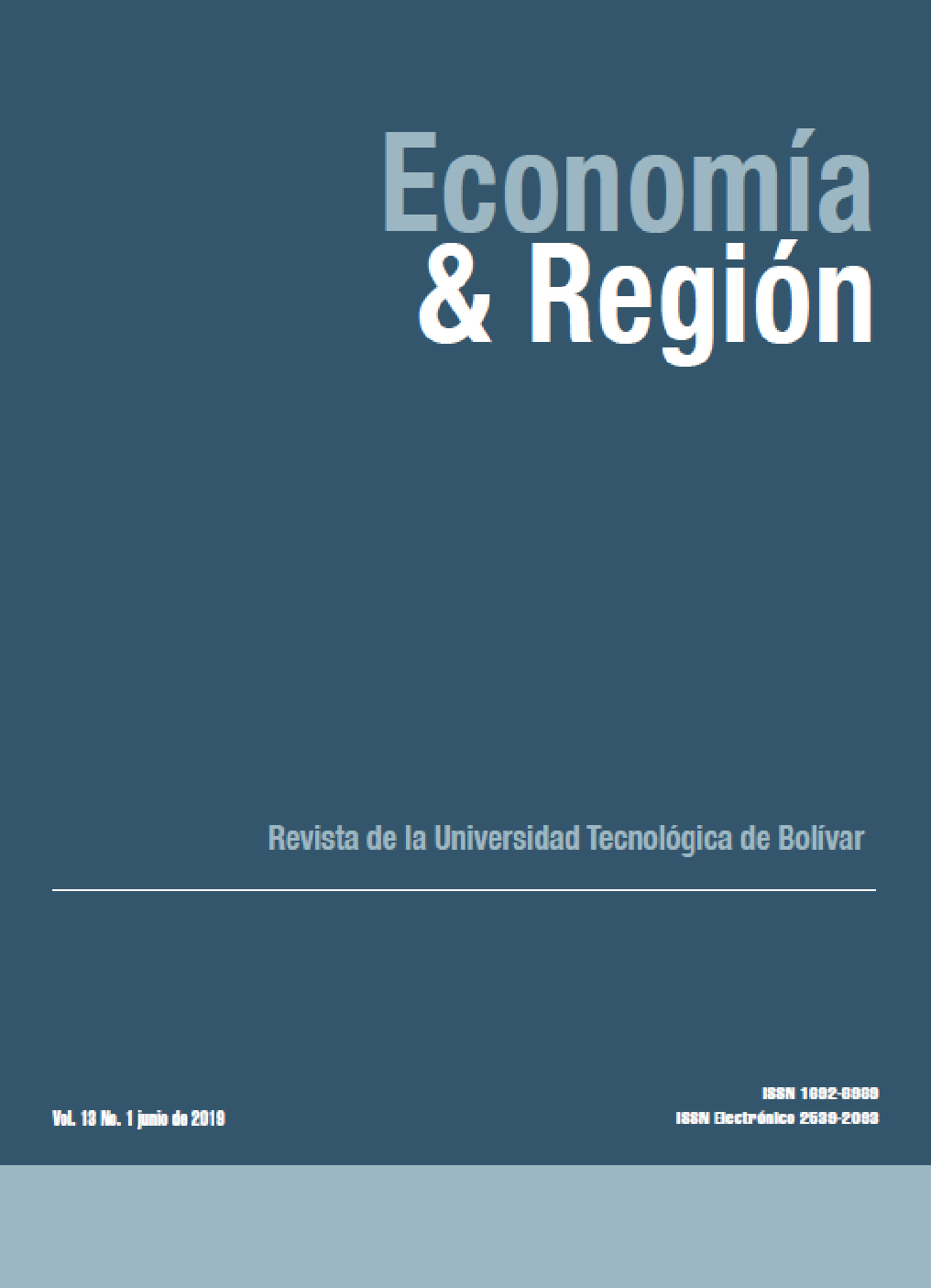 					Ver Vol. 13 Núm. 1 (2019): Economía & Región
				