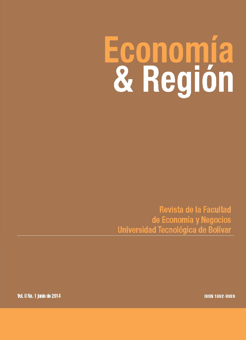 					Ver Vol. 8 Núm. 1 (2014): Economía & Región
				